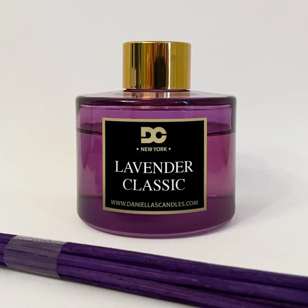 Lavender Classic Reed Diffuser Set Purple - 3.4oz/100mL
